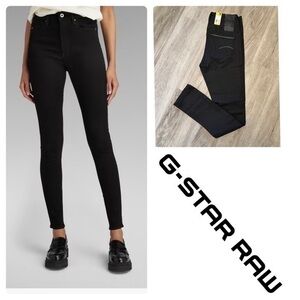 New with tags G-STAR RAW Brooke Loose Tapered fit designer biker style jeans